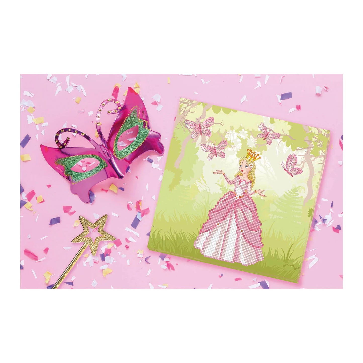 DIAMANTGEMALTE PRINZESSIN