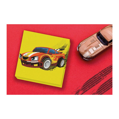 AUTO DA CORSA CON PITTURA A DIAMANTE
