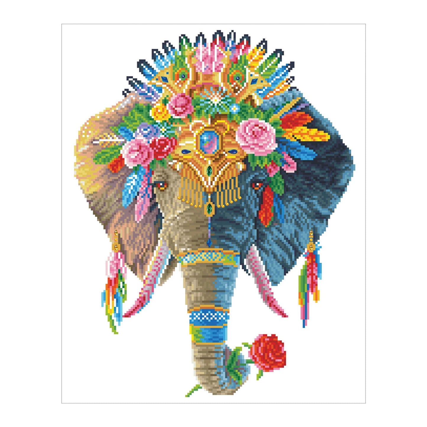 DIAMOND PAINTING ELEFANTE BOEMO