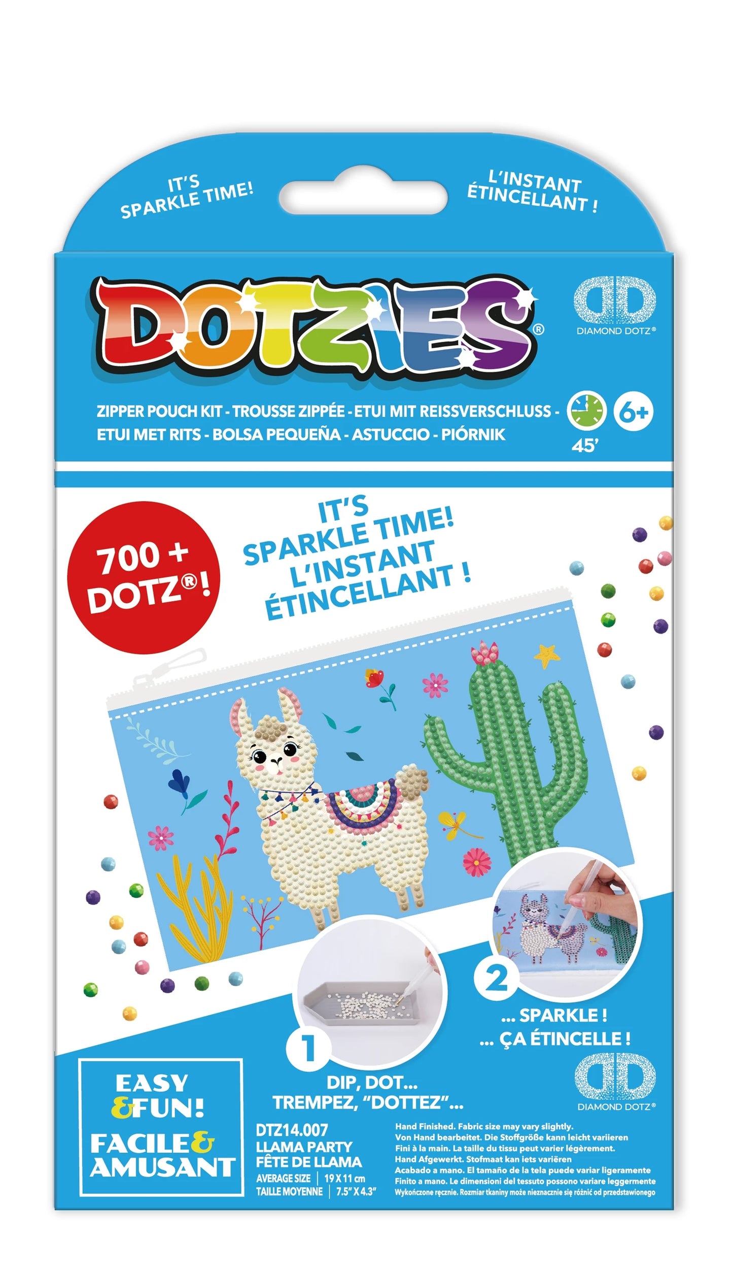 CUSTODIA PER PITTURA A DIAMANTE LLAMA