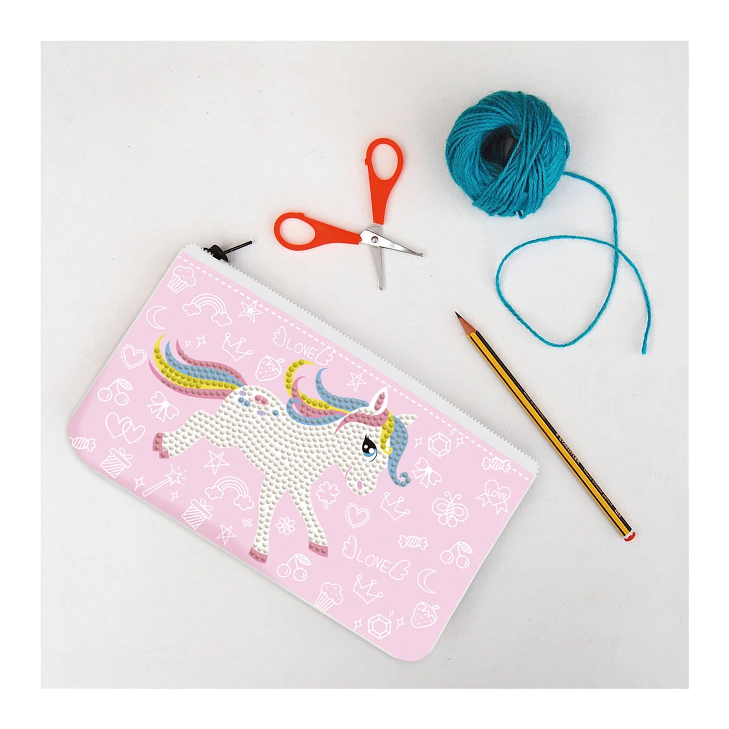 CUSTODIA PER PITTURA A DIAMANTE UNICORNO