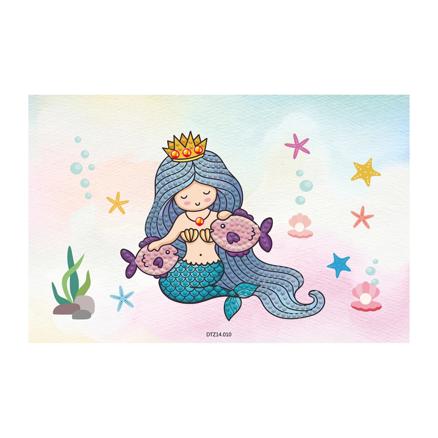 CUSTODIA PER PITTURA A DIAMANTE SIRENA