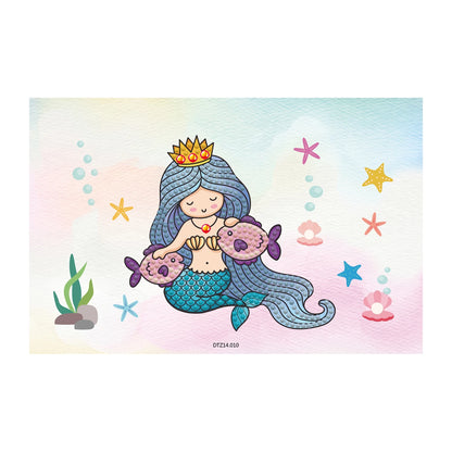 CUSTODIA PER PITTURA A DIAMANTE SIRENA