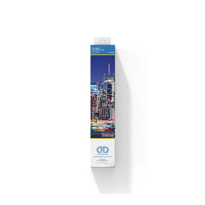 SKYLINE DIPINTO A DIAMANTE