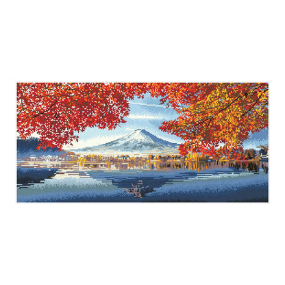 DIAMANTMALEREI BERG FUJI HERBST