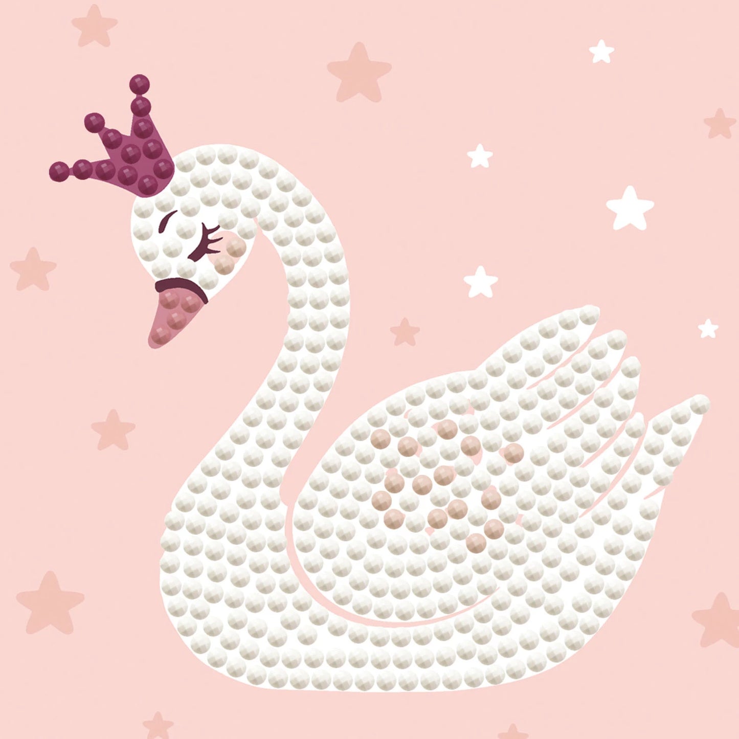MINI SCHWANENPRINZESSIN DIAMANTENMALEREI