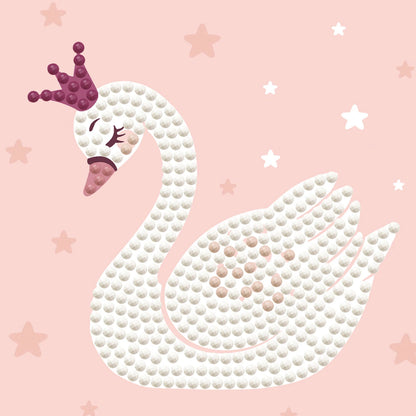 MINI SCHWANENPRINZESSIN DIAMANTENMALEREI