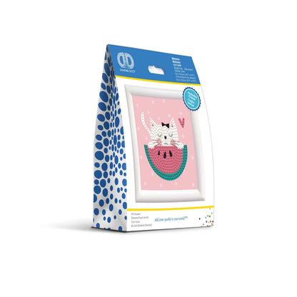 MINI-WASSERMELONE MIT DIAMANTENMALEREI