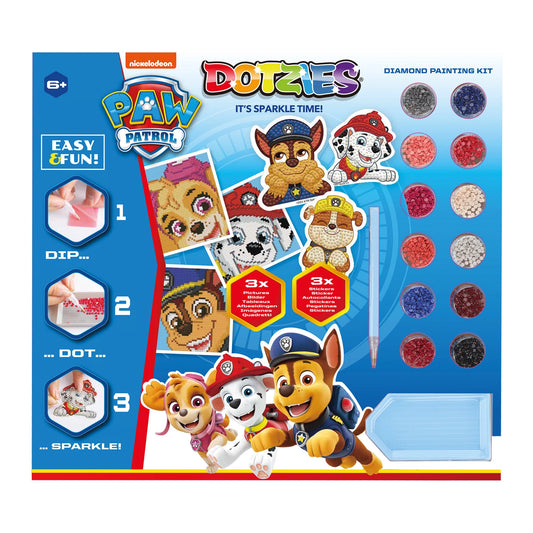 KIT PER PITTURA A DIAMANTE PAW PATROL