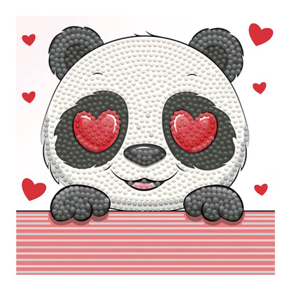 PITTURA A DIAMANTE PANDA LOVE