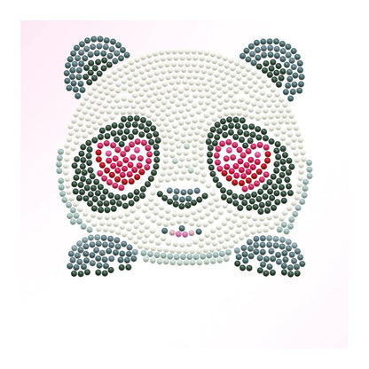 PITTURA A DIAMANTE PANDA LOVE