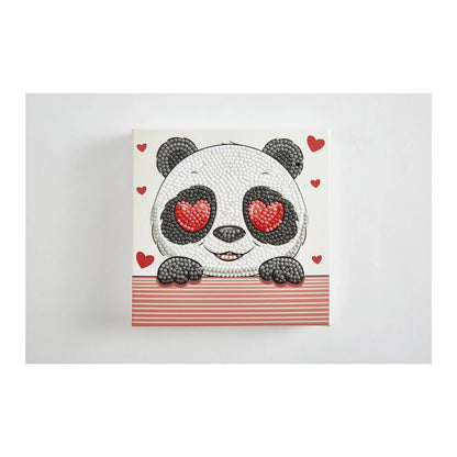 PITTURA A DIAMANTE PANDA LOVE