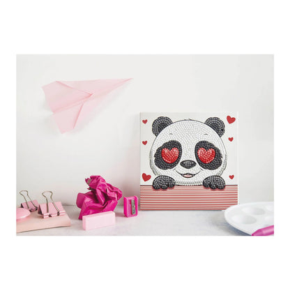 PITTURA A DIAMANTE PANDA LOVE