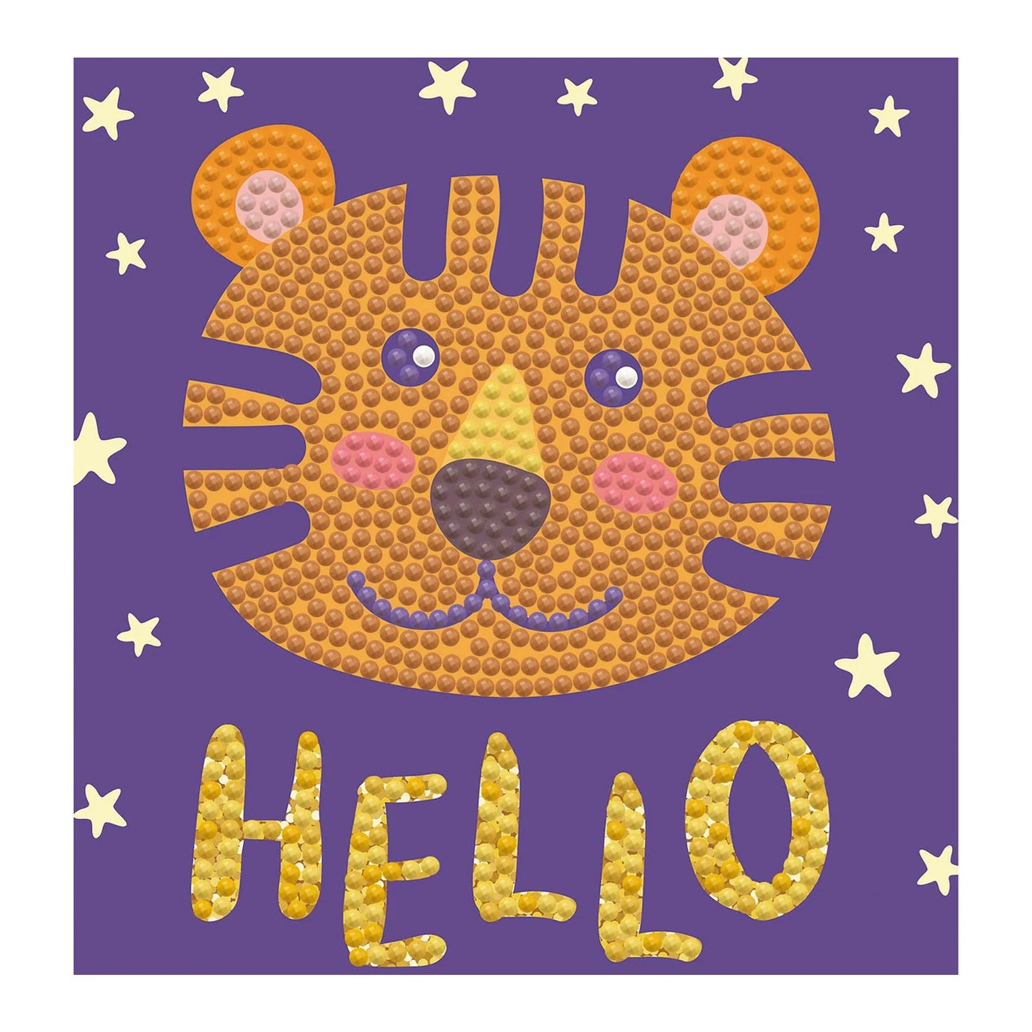 DIAMANTMALEREI HALLO TIGER