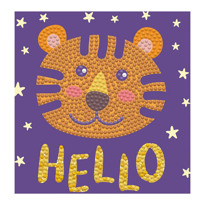 DIAMANTMALEREI HALLO TIGER