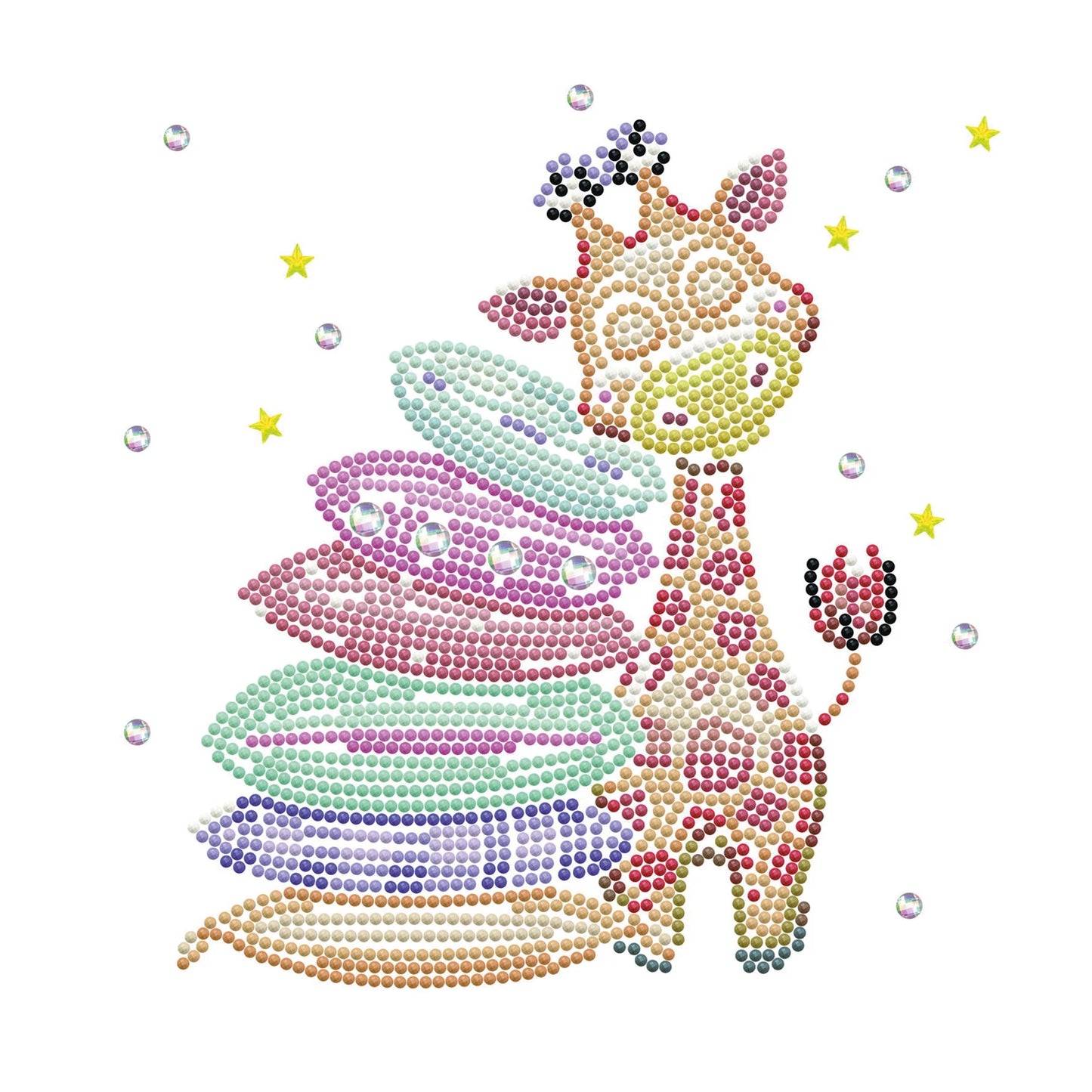 DIAMOND PAINTING BUONANOTTE GIRAFFA