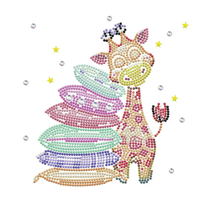 DIAMOND PAINTING BUONANOTTE GIRAFFA