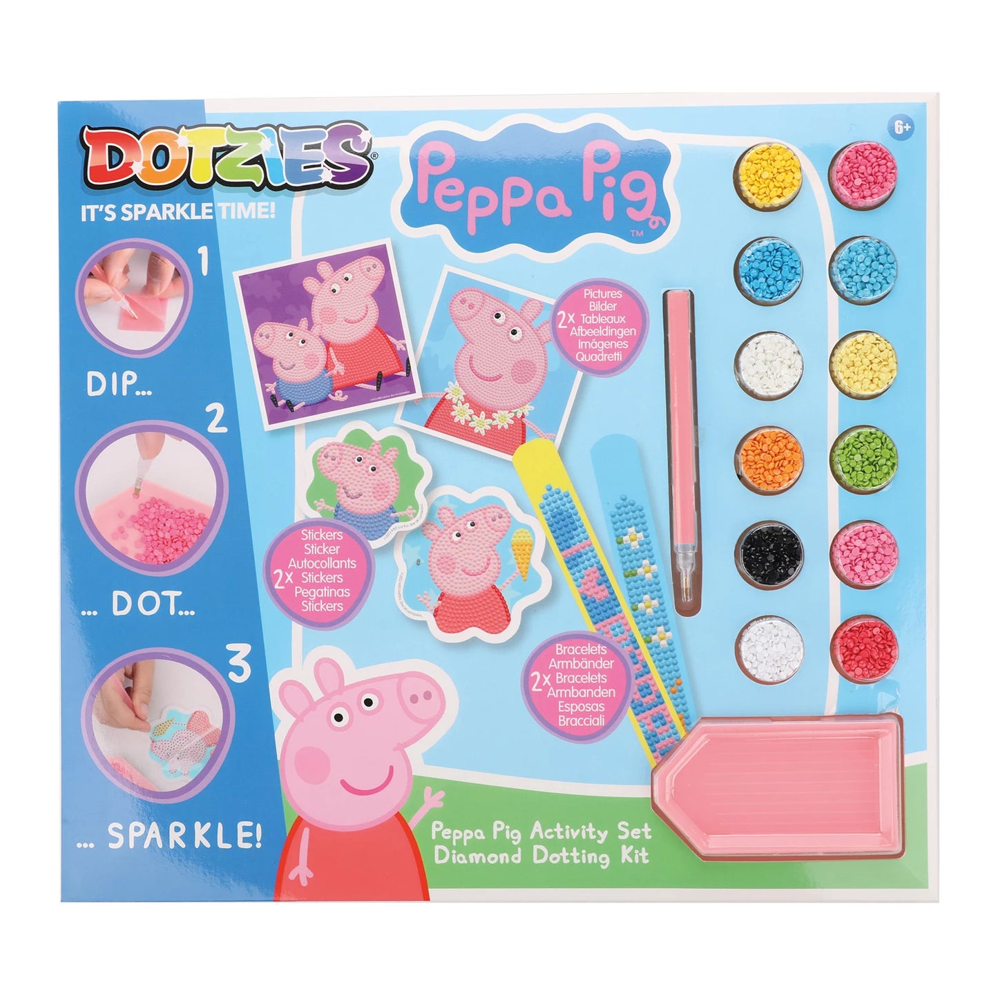 KIT DI PITTURA A DIAMANTE PEPPA PIG