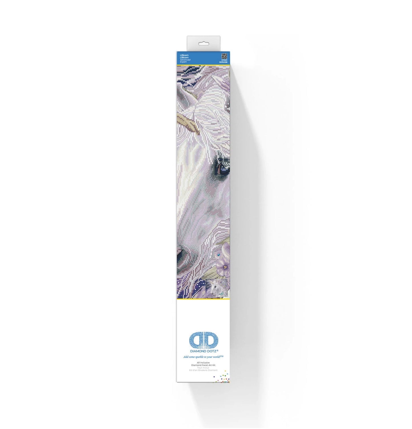 PITTURA A DIAMANTE UNICORNO GIGLI