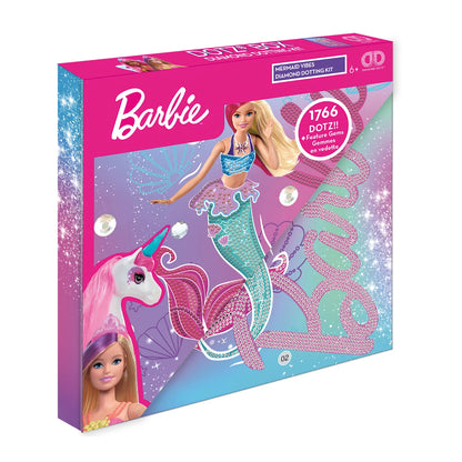 BARBIE-MEERJUNGFRAU MIT DIAMANTMALEREI