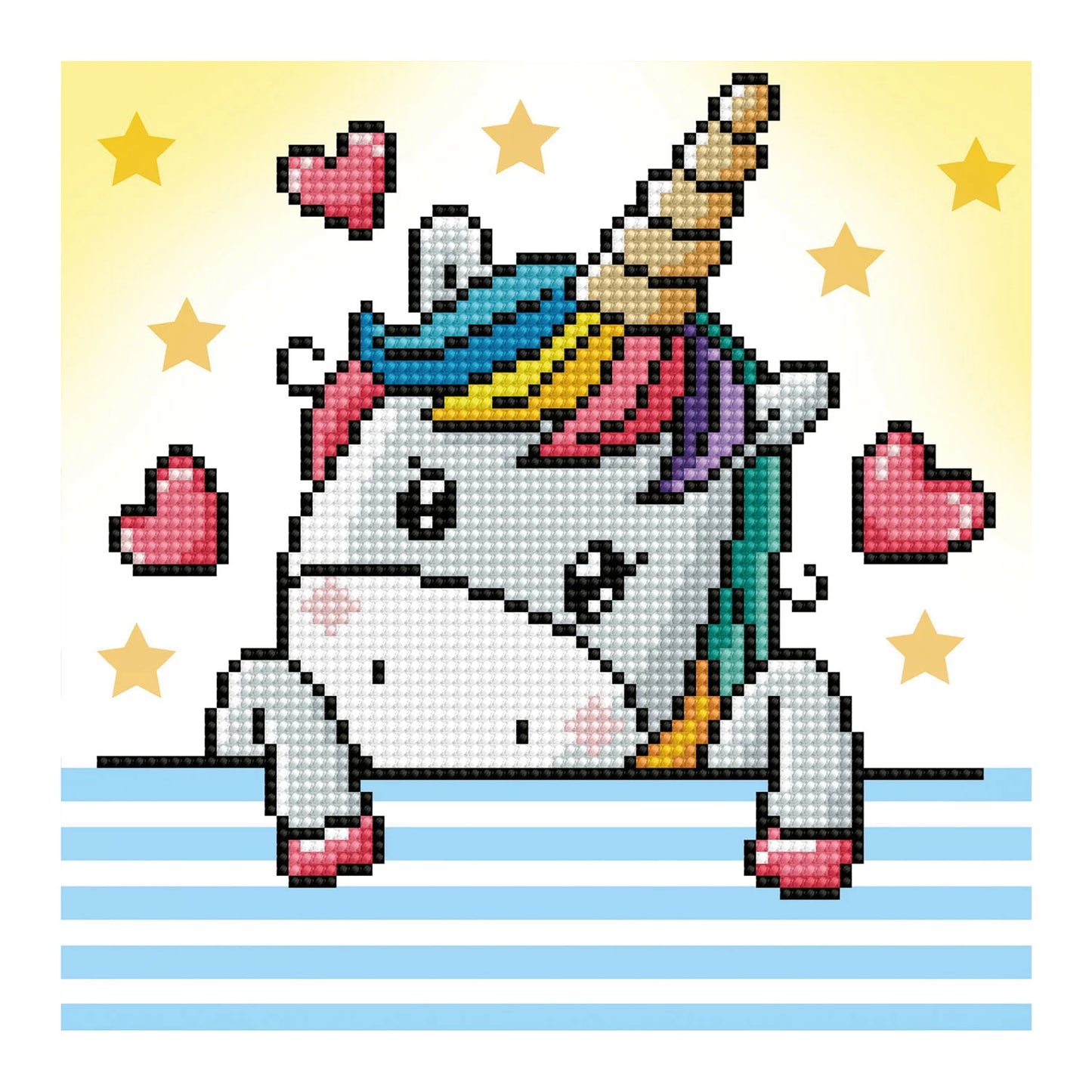 DIAMANTE DIPINTO UNICORNO BAMBINO