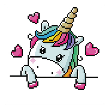DIAMANTE DIPINTO UNICORNO BAMBINO