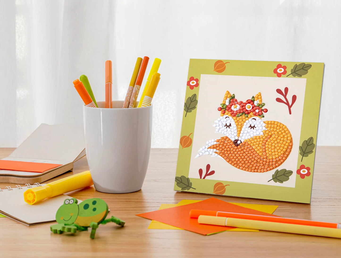 DIAMANTMALEREI KLEINER FUCHS