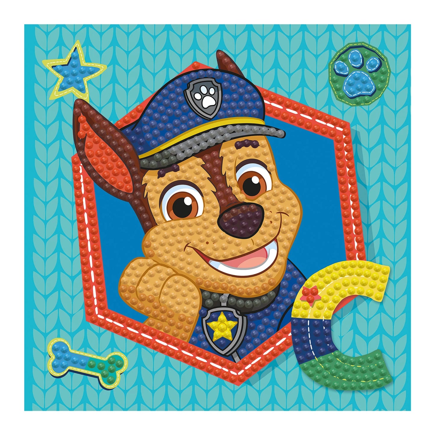 PAW PATROL CHASE DIAMANTMALEREI