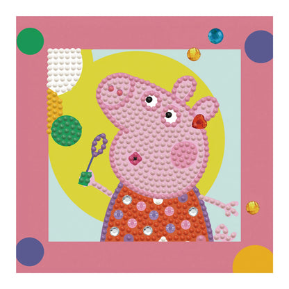 DIAMOND PAINTING PEPPA PIG BOLLE DI SAPONE
