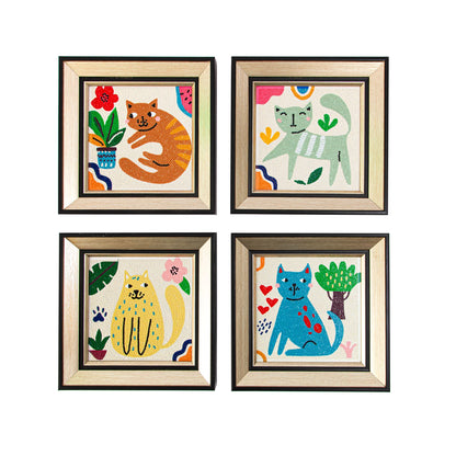 MINI DIAMANTMALEREI-KATZEN