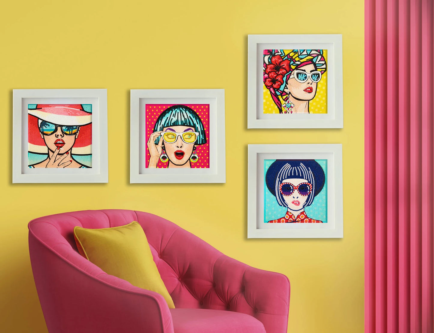 MINI-DIAMANTMALEREI MODERNE FRAUEN