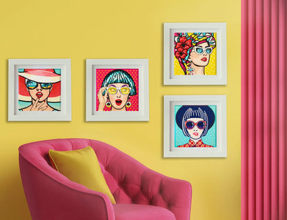 MINI-DIAMANTMALEREI MODERNE FRAUEN