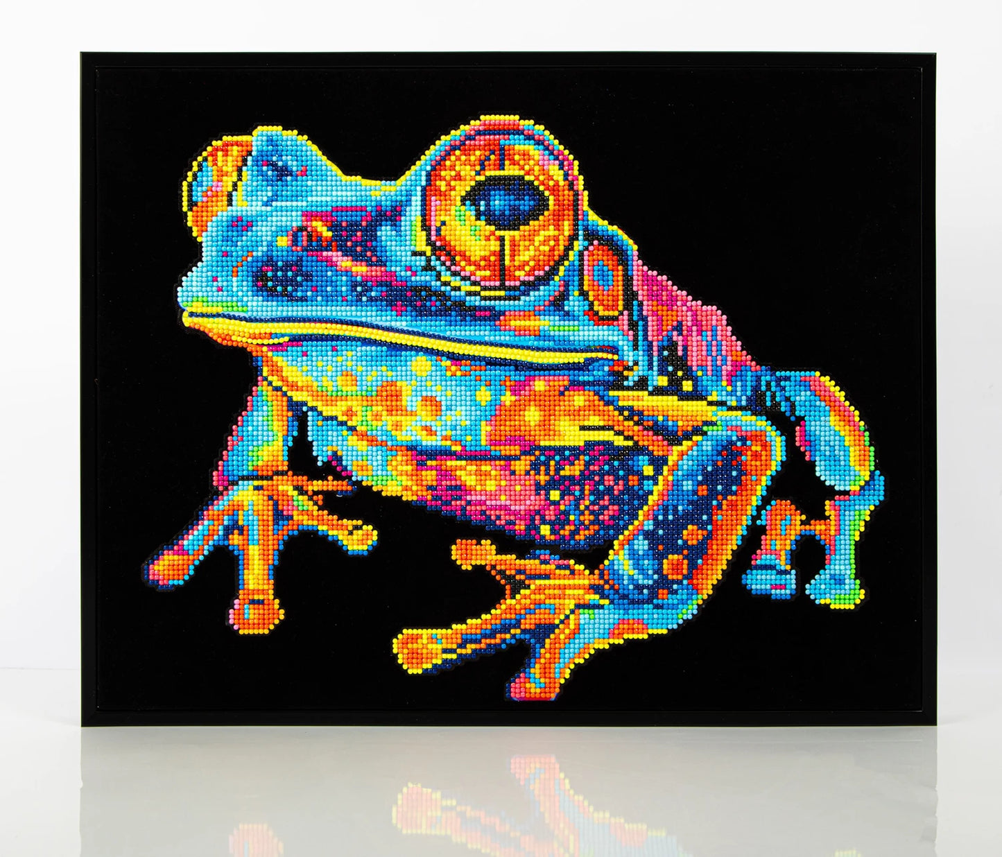 DIAMANTMALEREI NEONFROSCH