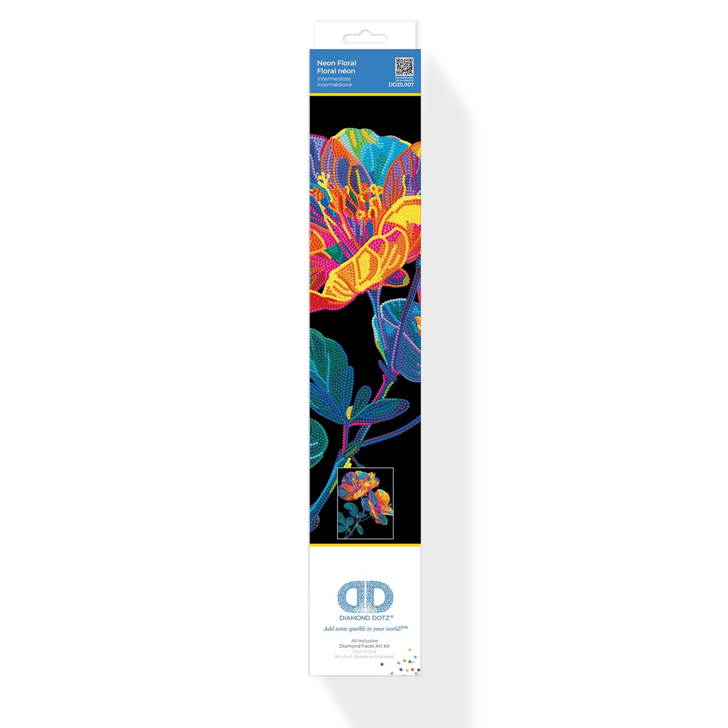 DIAMANTMALEREI NEONBLUMEN
