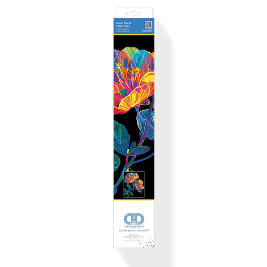 DIAMANTMALEREI NEONBLUMEN