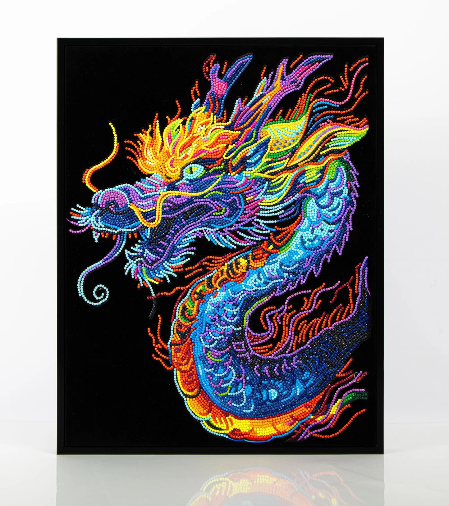 NEON DRACHEN DIAMANTMALEREI