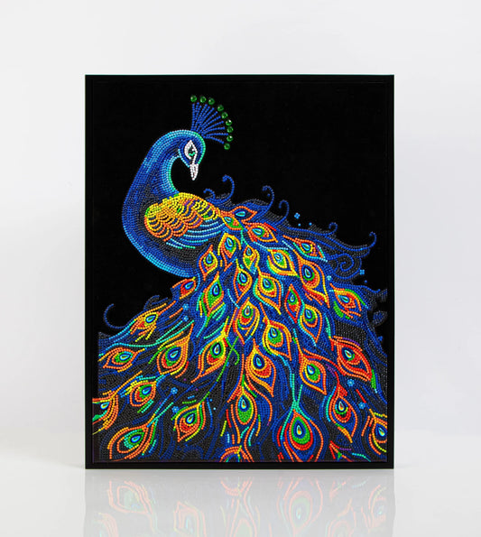 PITTURA A DIAMANTE PAVONE AL NEON