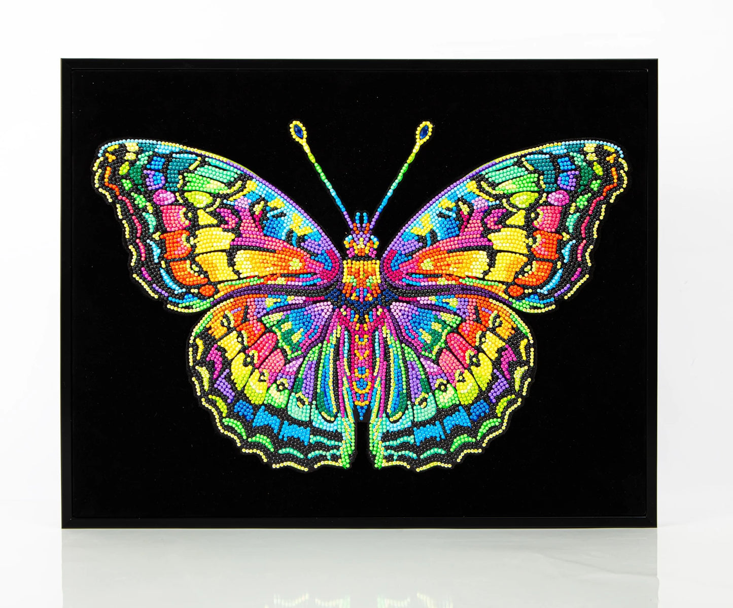 PAPILLON NÉON PEINT EN DIAMANT