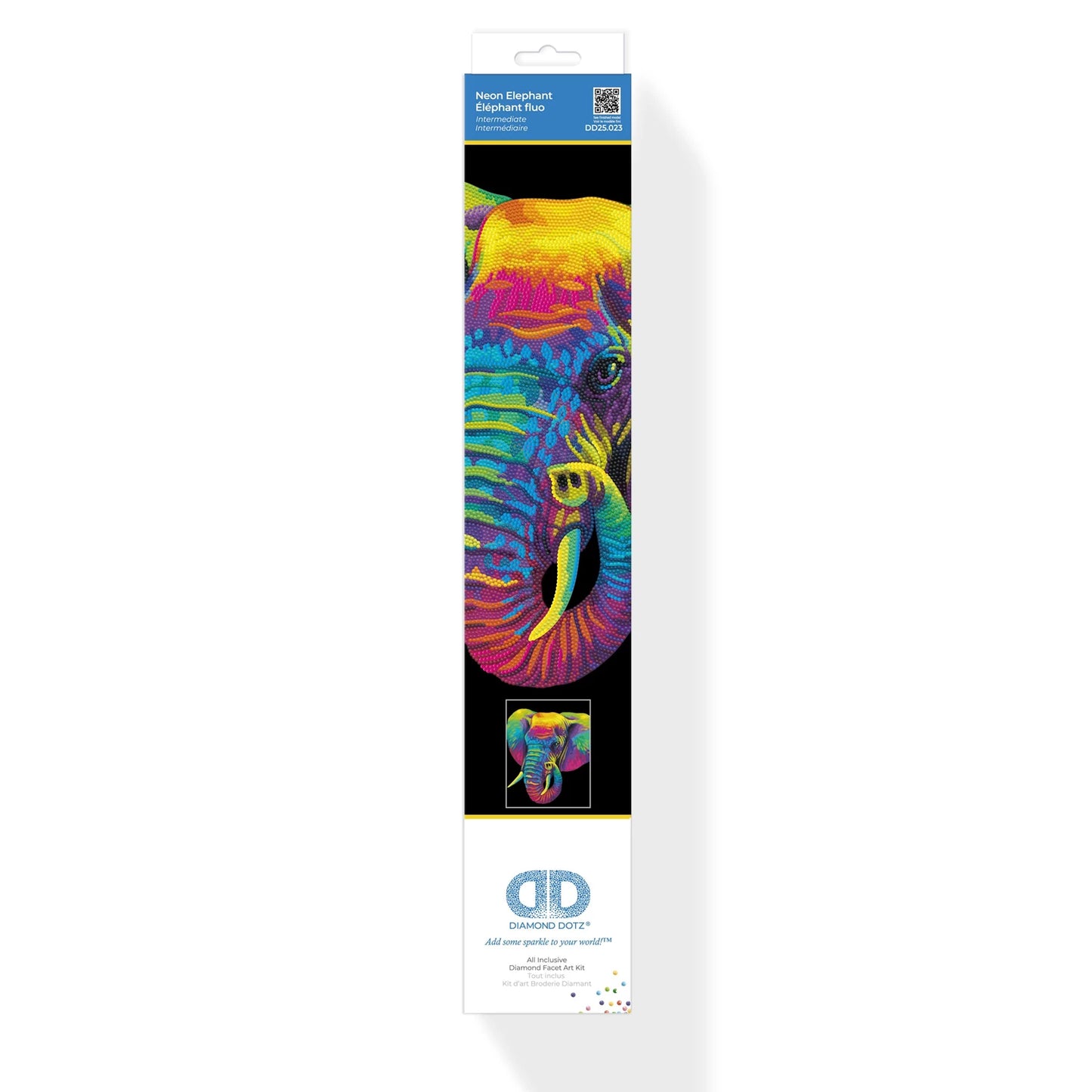 NEON ELEFANT DIAMANTMALEREI