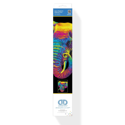 NEON ELEFANT DIAMANTMALEREI