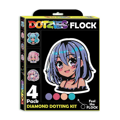 PITTURA A DIAMANTE NEON ANIME GIRL