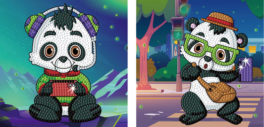 PITTURA A DIAMANTE DI PANDA