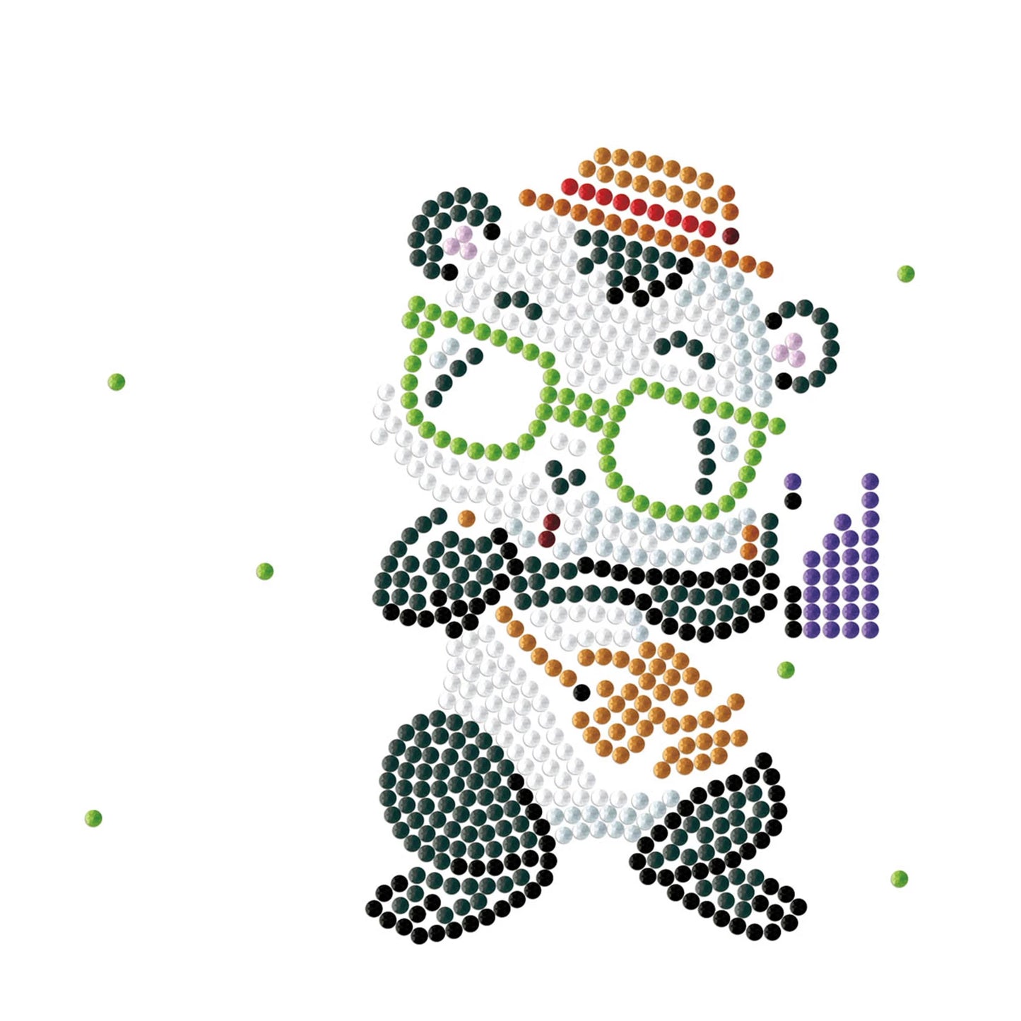 PITTURA A DIAMANTE DI PANDA