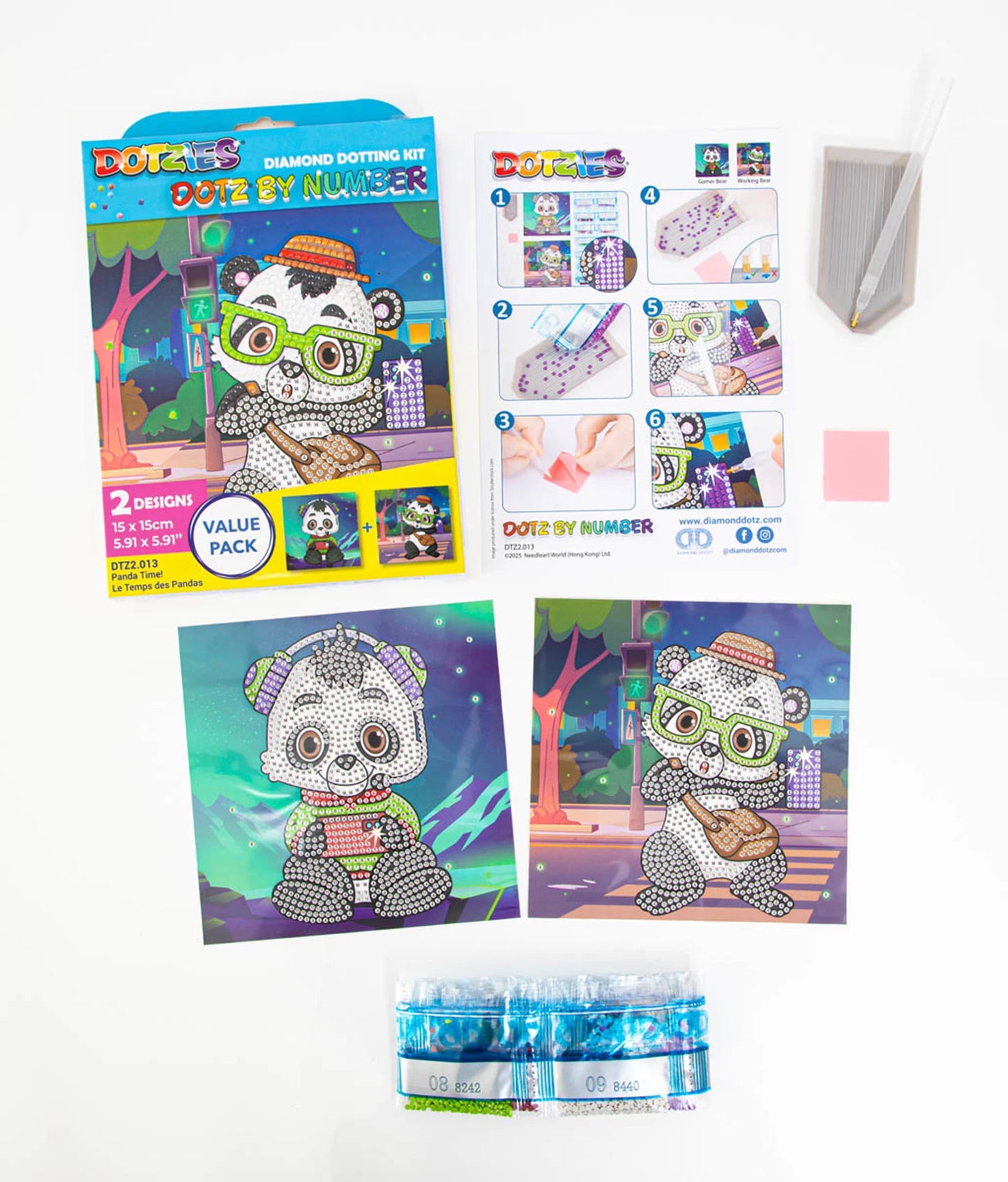 PITTURA A DIAMANTE DI PANDA