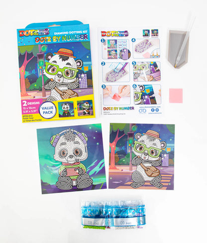 PITTURA A DIAMANTE DI PANDA