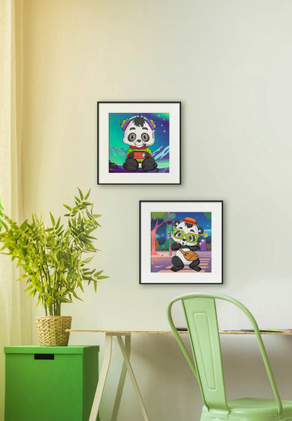 PITTURA A DIAMANTE DI PANDA