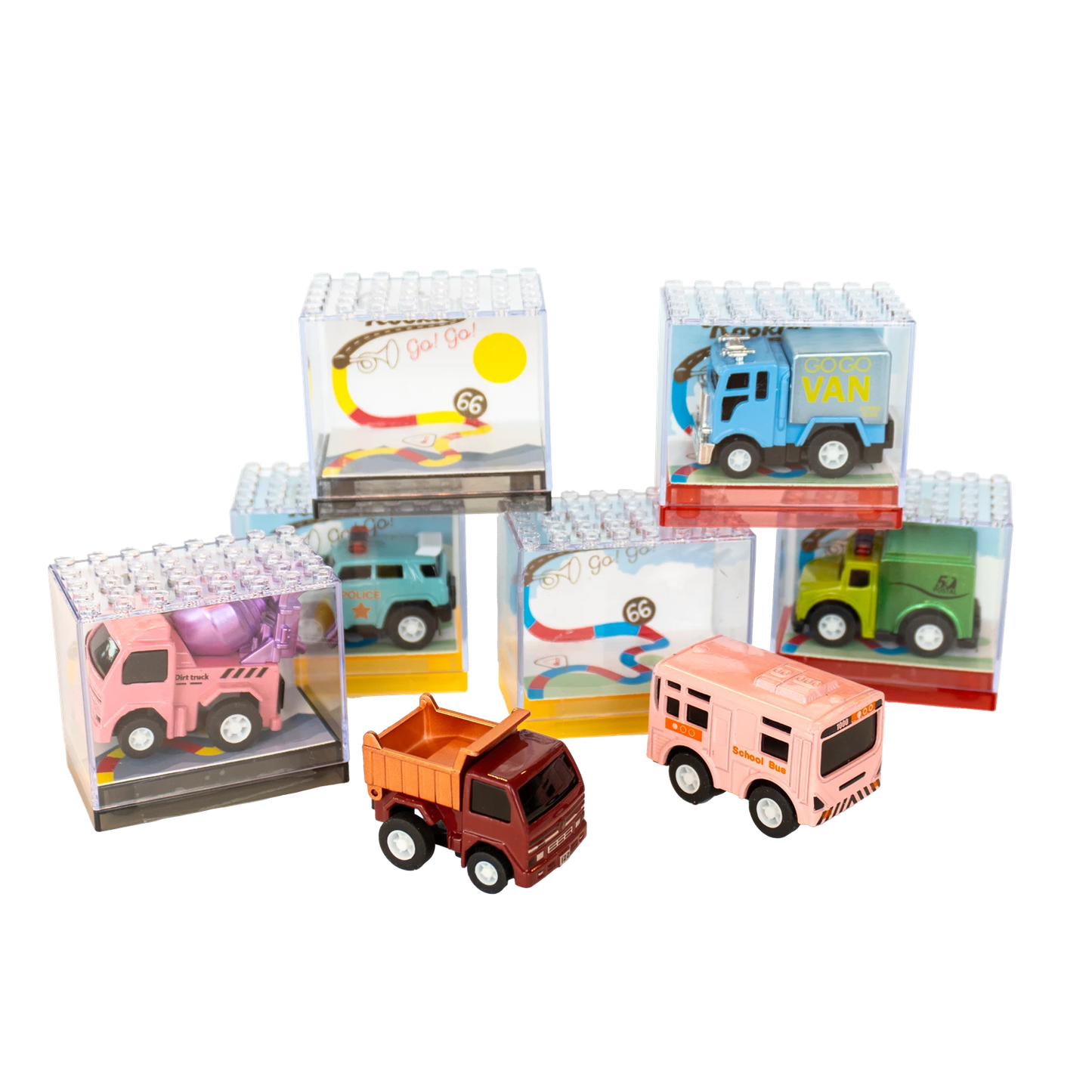 PULL BACK MINI FLITZER & TRUCKS