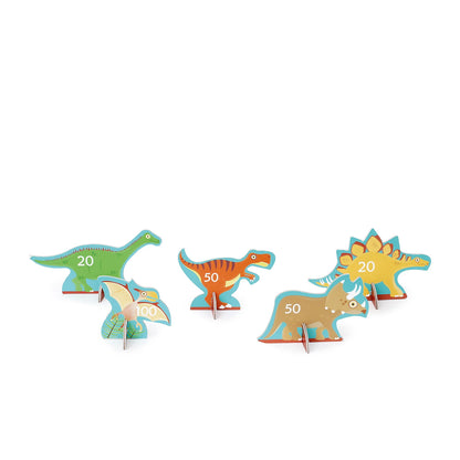 JEU DE FLÉCHETTES POUR SARBACANE DINOSAURES