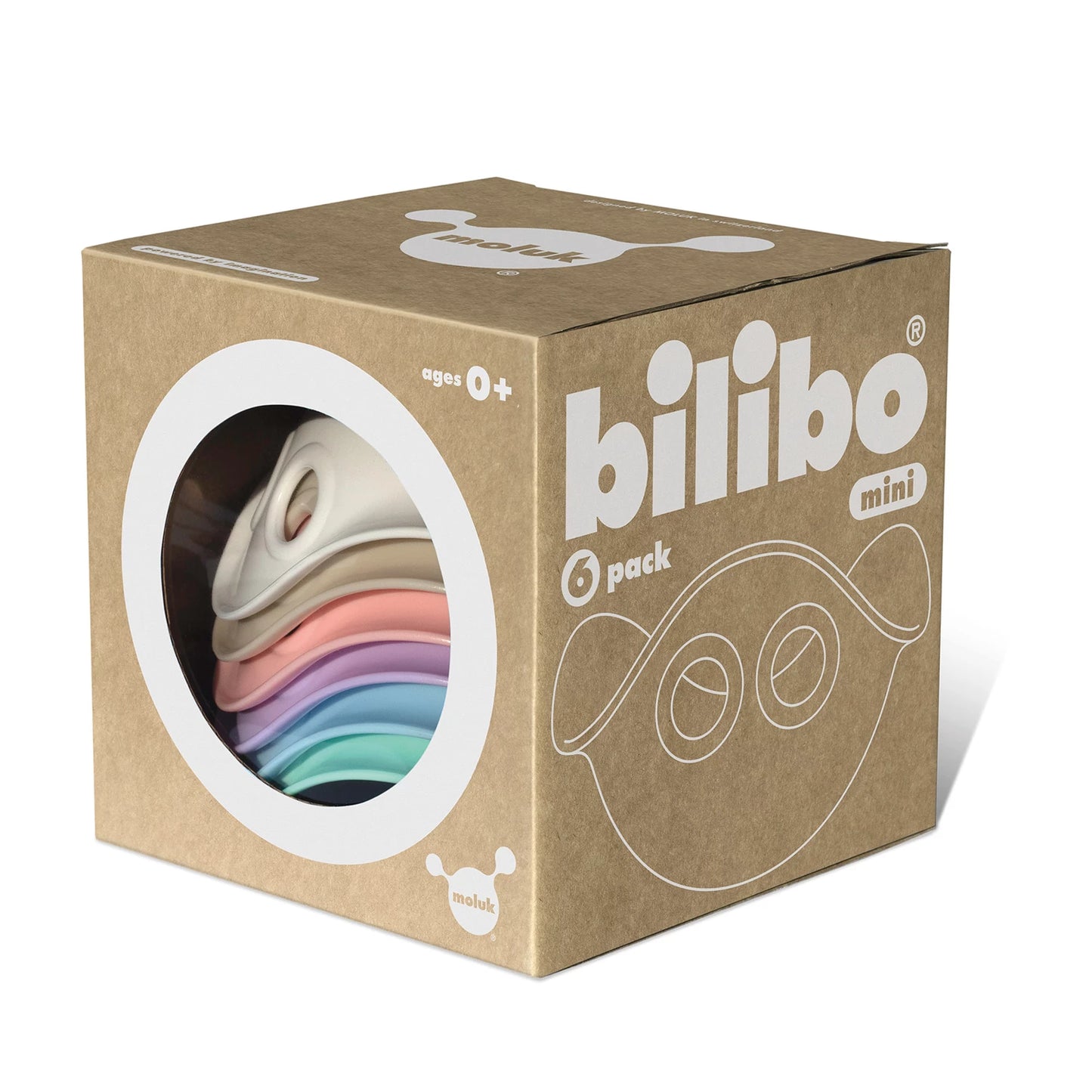 BILIBO MINI GIOCATTOLO IMPILABILE E DA BAGNO PASTELLO 6X1 ASS