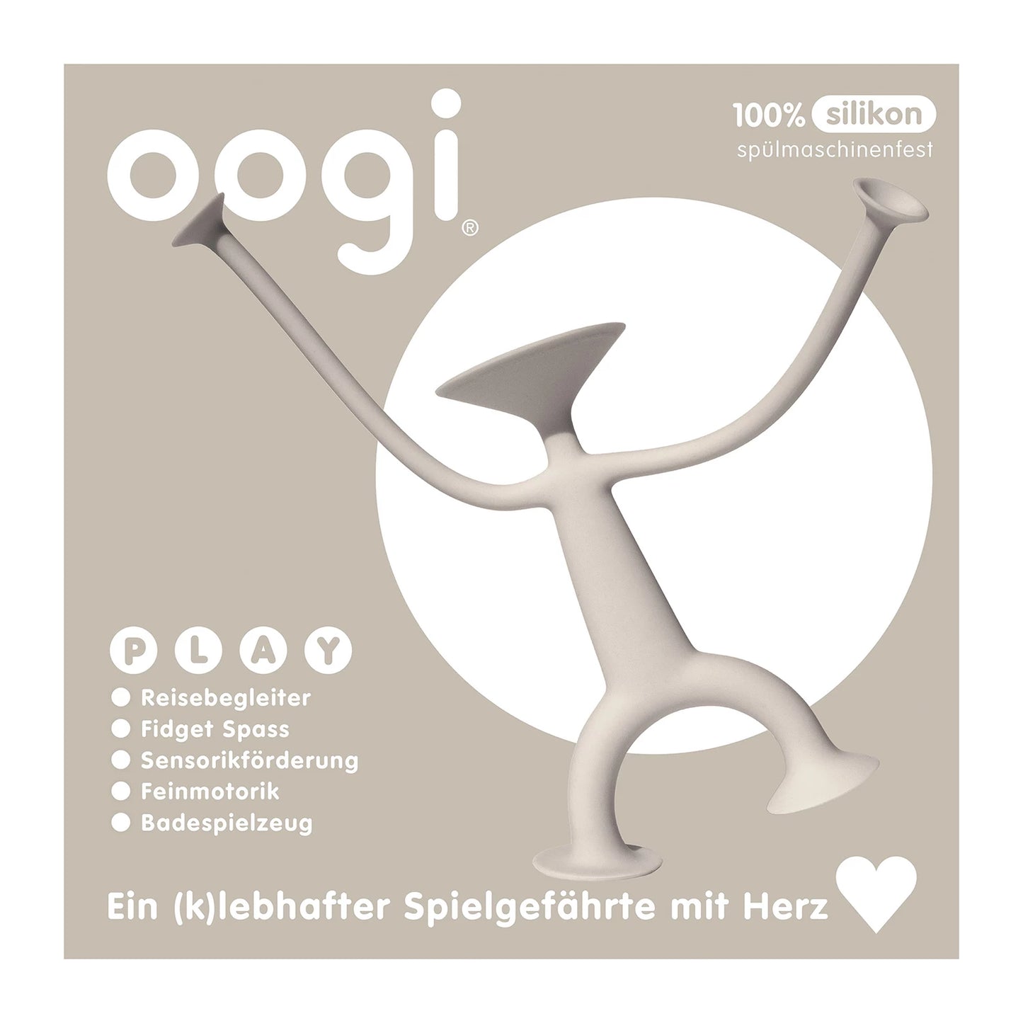 OOGI ELASTIC TOY FIGURE BEIGE